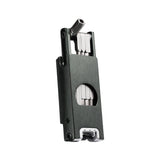 Compact multi-tool for bicycles featuring folding hex keys and a black metal casing