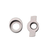 Metal bike headset spacers with circular design for bicycle assembly