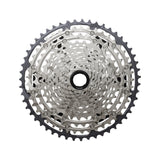 Mountain bike cassette with multiple sprockets for smooth gear shifting and trail performance