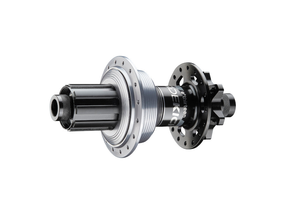 E13 Hub Sidekick Rear 148 x 12mm Boost 28H XD Driver - Black/Sterling Silver - ReEvolution