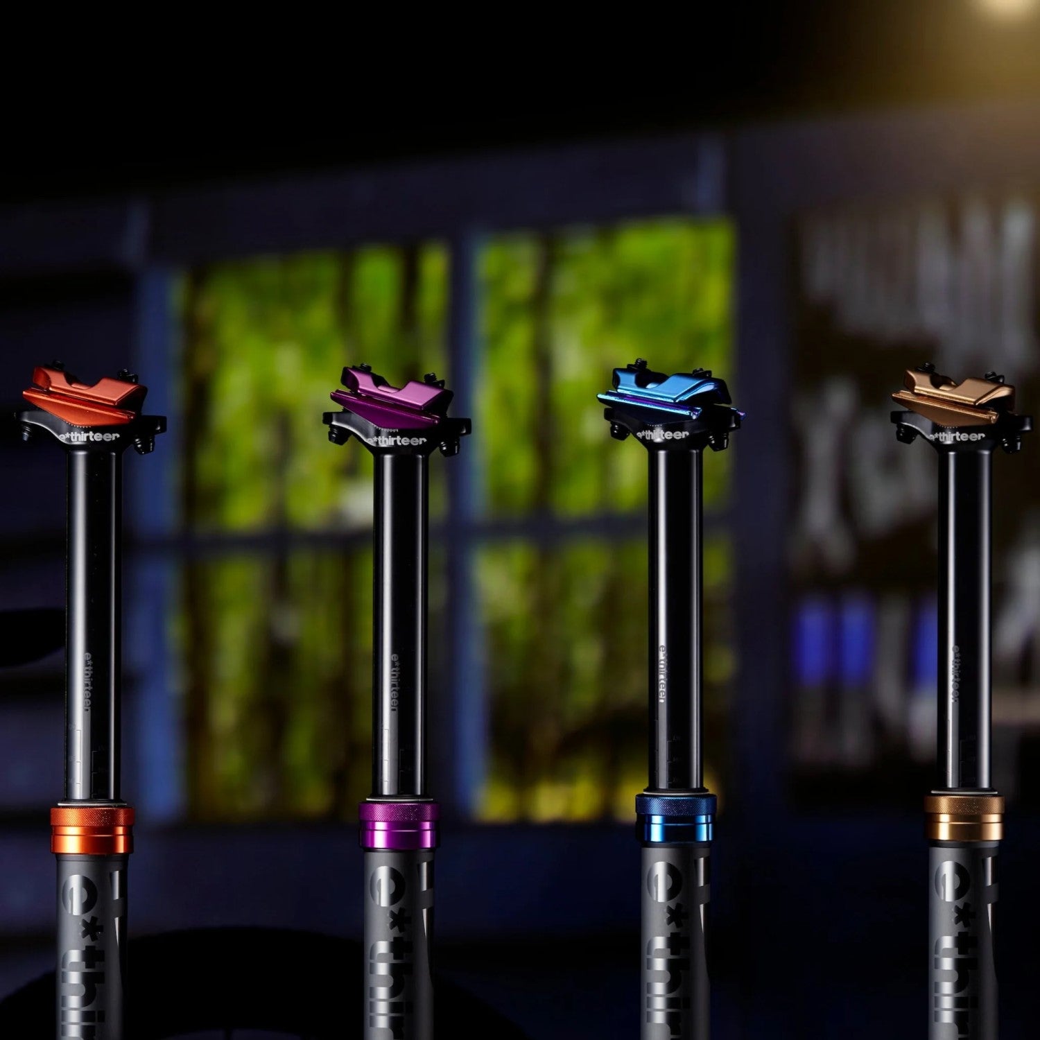 E13 Seatpost Service Parts Vario Dropper Seatpost Bling Kit (Post Collar and Saddle Clamp) - ReEvolution