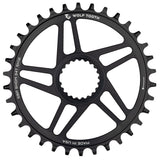 Wolf Tooth 34T direct mount chainring for SRAM, black, made in USA, lightweight design