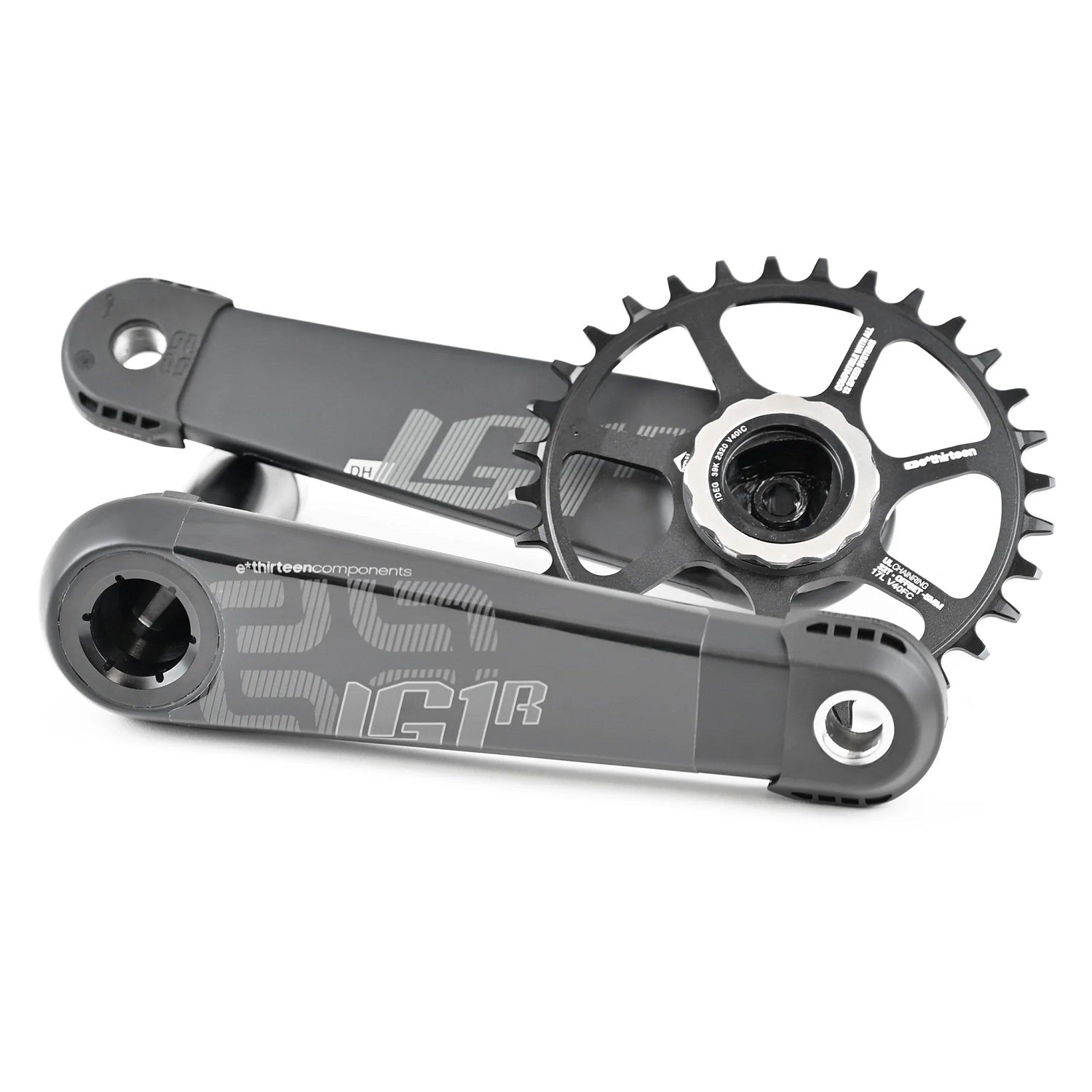 E13 Crank LG1 Race Carbon G4 73mm, w/o BB, Chainring - ReEvolution