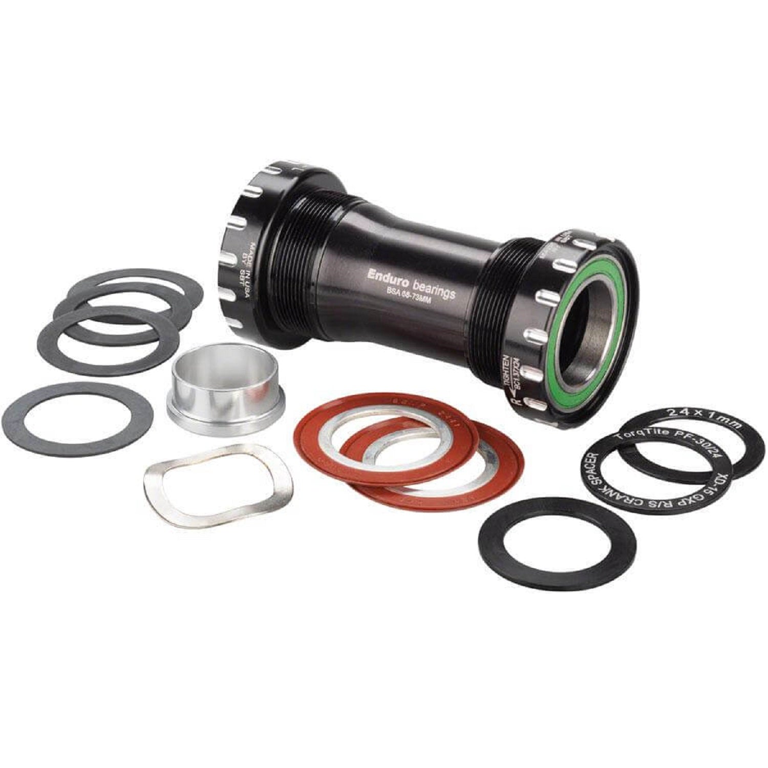 Enduro Bearings Bottom Bracket BSA BB ABEC 3 Sram GXP black - ReEvolution
