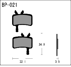 Vesrah Brake Pads Trail (Orange) Ceramic-Avid BB7/Juicy 5&7 - ReEvolution