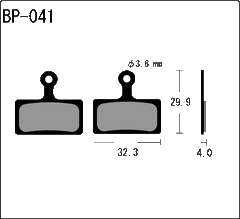 Vesrah Brake Pads Trial (Red) Ceramic-Shimano XTR M985/XT M8100 - ReEvolution