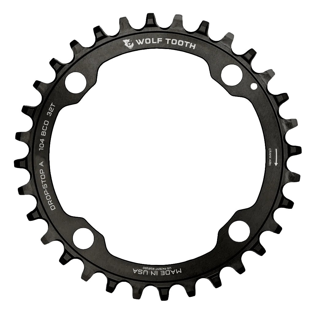 Wolftooth Chainring BCD 104x32T-Black - ReEvolution