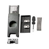 Professional bicycle chain tool kit with chain breaker, links, and cleaning brush