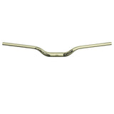 Gold Renthal Fatbar handlebar for mountain bikes, sleek design with bold branding