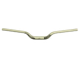 Gold Renthal FatBar mountain bike handlebar for trail riding and enduro