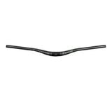 Renthal Fatbar mountain bike handlebar with black finish and silver logo, designed for trail and enduro riding