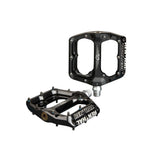 Renthal mountain bike pedals with durable design and grip pins for off-road cycling