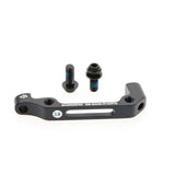 Shimano SM-MA90-R160P/S bike brake adapter with mounting bolts, black finish