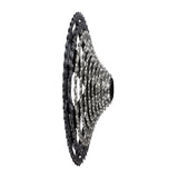 Bike cassette with multiple sprockets for mountain biking gear systems