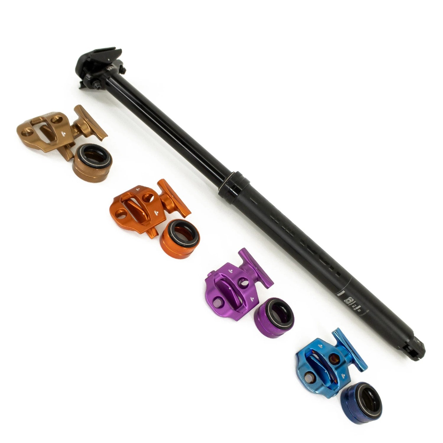 e13 sattelstütze E13 Seatpost Service Parts Vario Dropper Seatpost Bling Kit (Post Collar and Saddle Clamp)