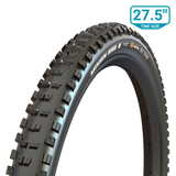 27.5" Maxxis Minion DHR II mountain bike tire with aggressive tread for trail and enduro riding