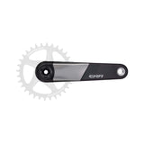 Race Face ERA crankset with sleek black and silver design for mountain bikes