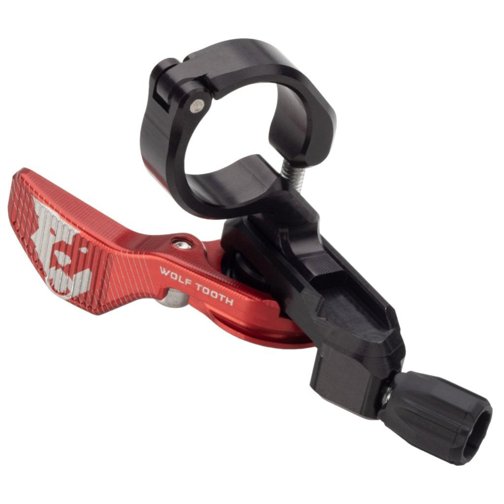 Wolftooth Remote Light Action 22.2mm Handlebar Clamp-Limited Edition Red
