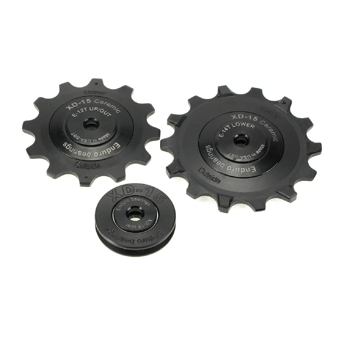 Enduro Bearings Derailleur Pulleys Eagle Jockey/Idler XD-15 Black (BKCJ-0501)