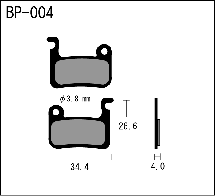 Vesrah Brake Pads DH (Blue) Ceramic-Shimano XTR/XT