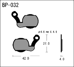 Vesrah Brake Pads Trail (Orange) Ceramic-Magura Louis 2007