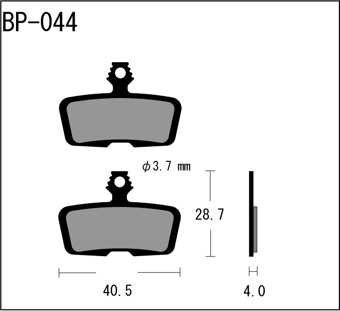 Vesrah Brake Pads DH (Blue) Ceramic-Avid Code 2011