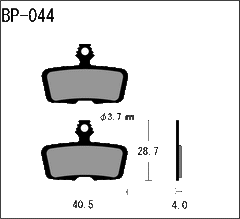 Vesrah Brake Pads DH (Blue) Ceramic-Avid Code 2011