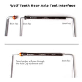 Wolftooth Rear Axle Aluminium 1.0x173mm
