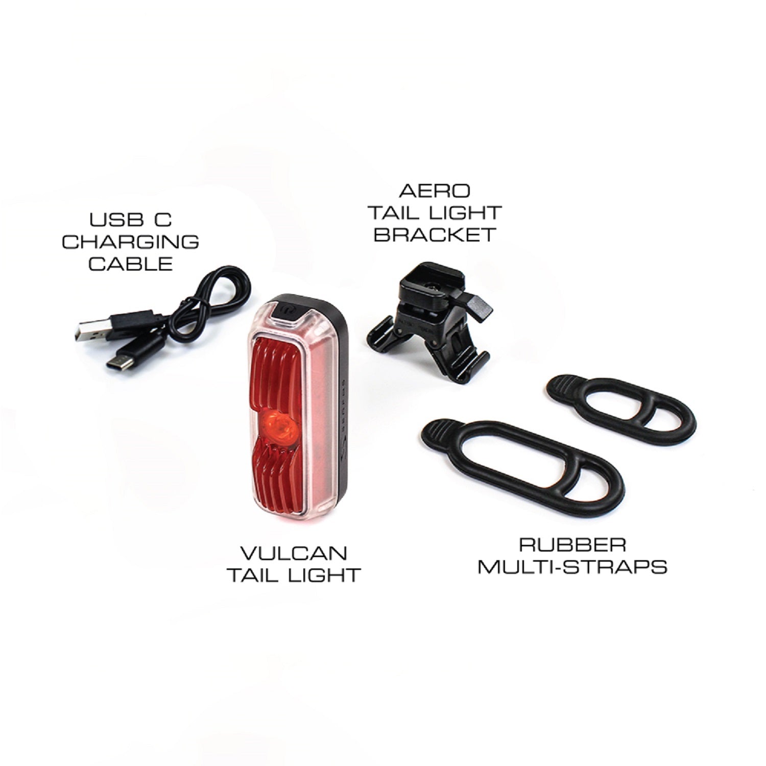 Serfas VULCAN 130 LMN TAIL LIGHT USB (TSV-130)