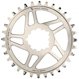 Wolftooth Direct Mount Chainring for SRAM Crank Drop-Stop ST 32T Boost (52mm chainline/3mm offset)-Nickel