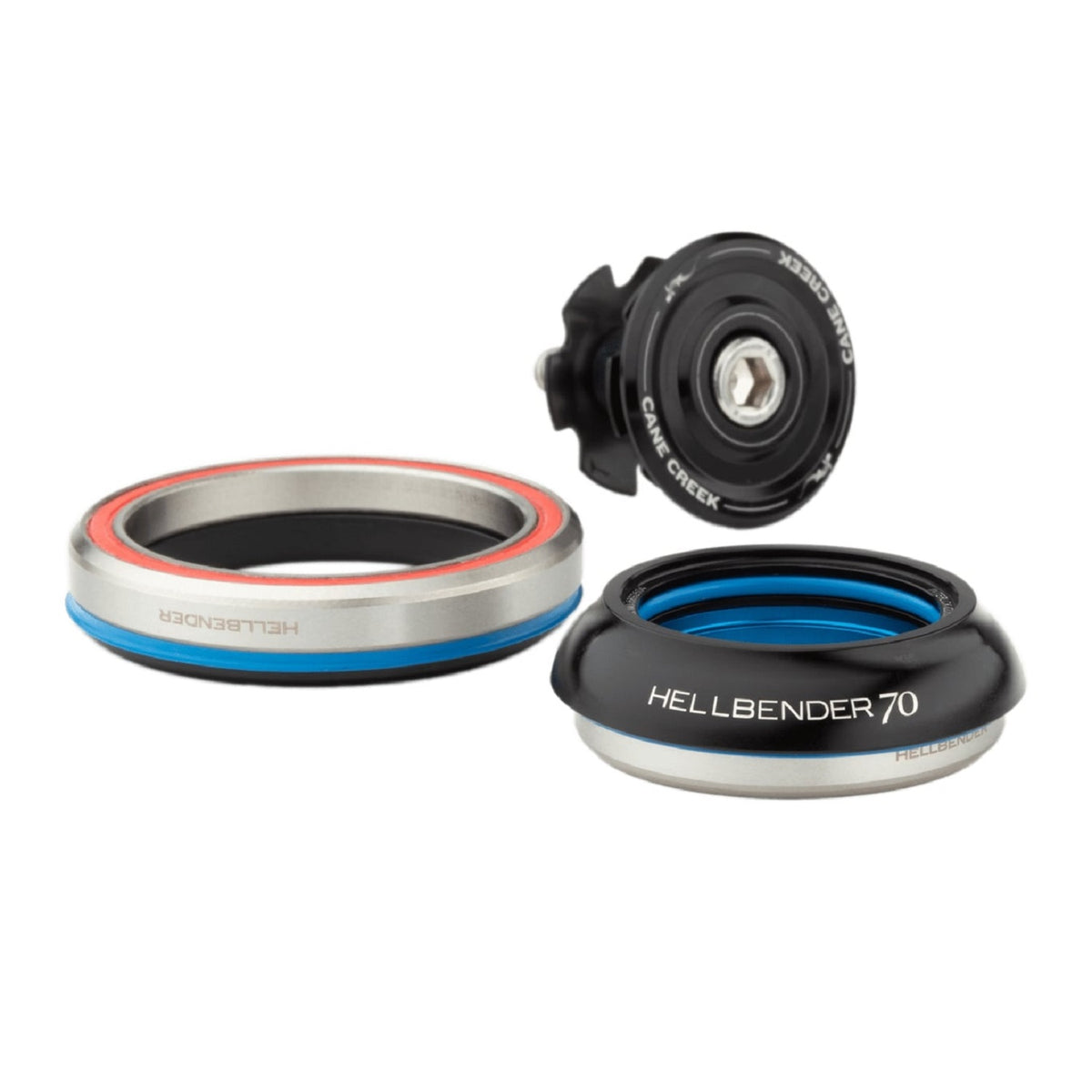 Cane Creek 70 Headset Complete Hellbender Top IS41 Short-Bottom IS52/40 - ReEvolution