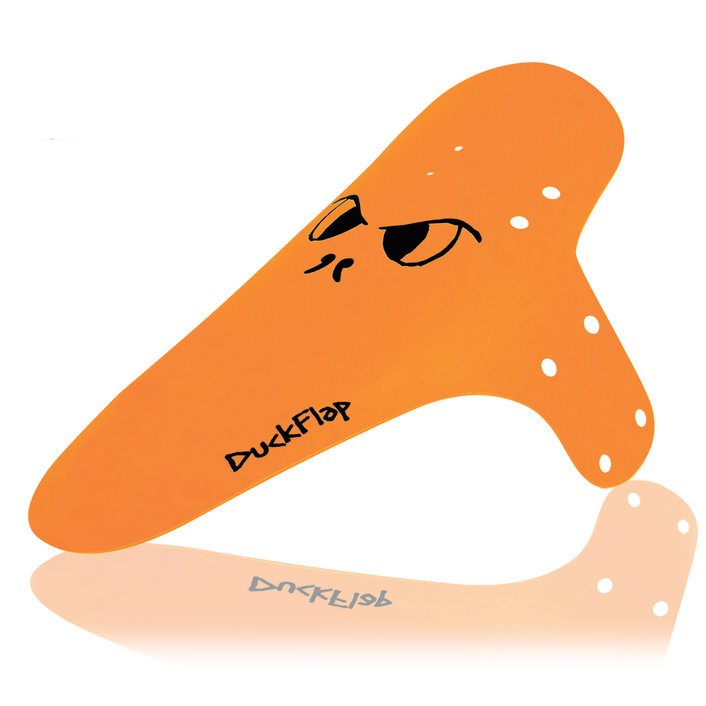 Miles Wide Duck Flap-Orange
