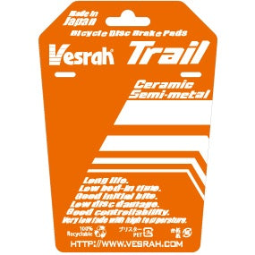 Vesrah Brake Pads Trail (Orange) Ceramic-Hope Mono M4 2007-2009 - ReEvolution