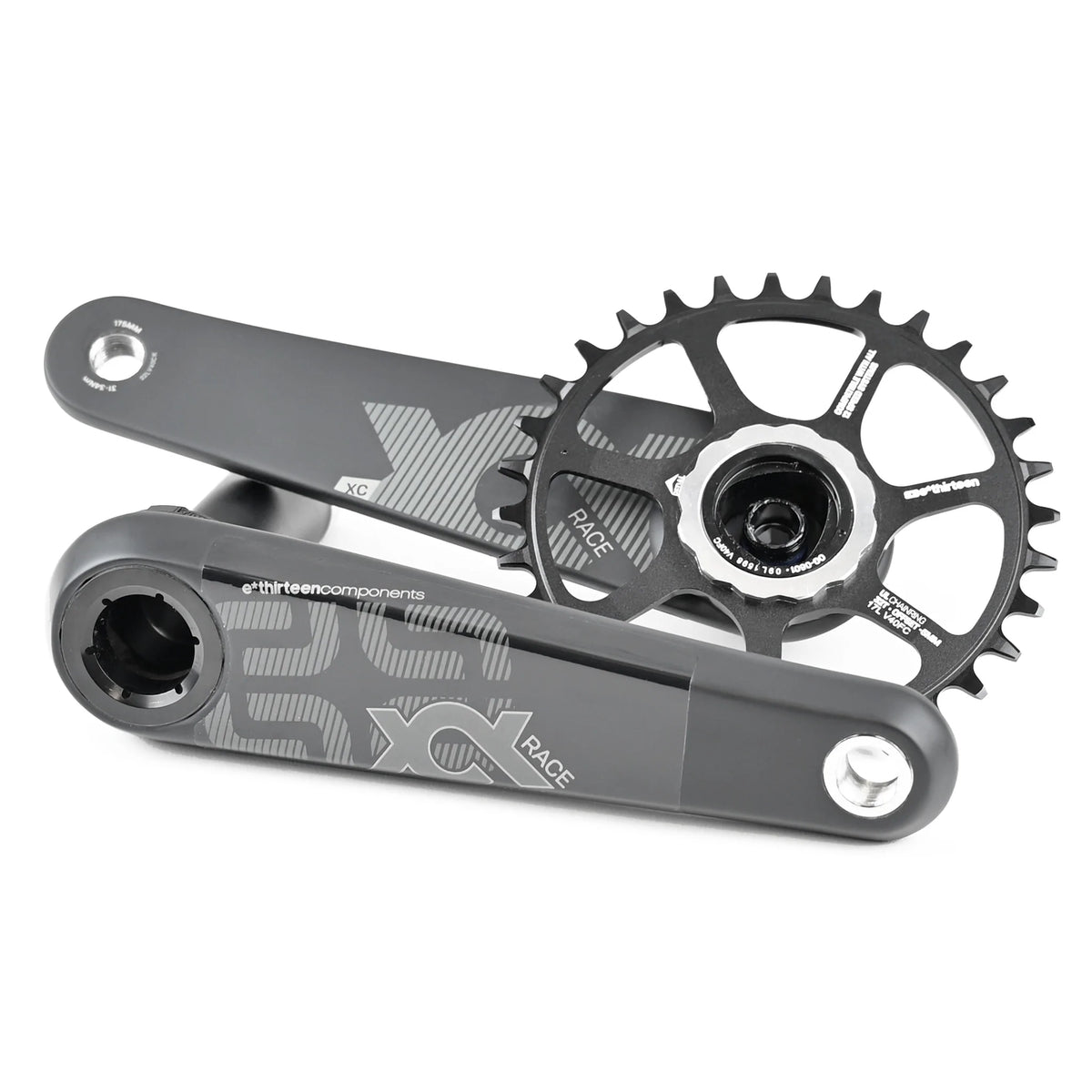 E13 Crank XCX Race Carbon G4 73mm, w/o BB, Chainring